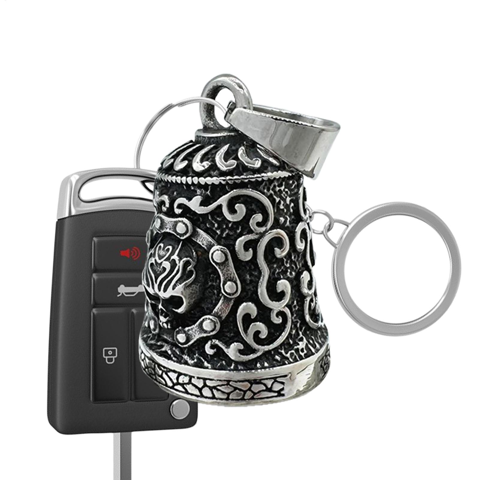 Motorcycle Chain - Подвеска-колокольчик в виде черепа для мотоцикла,