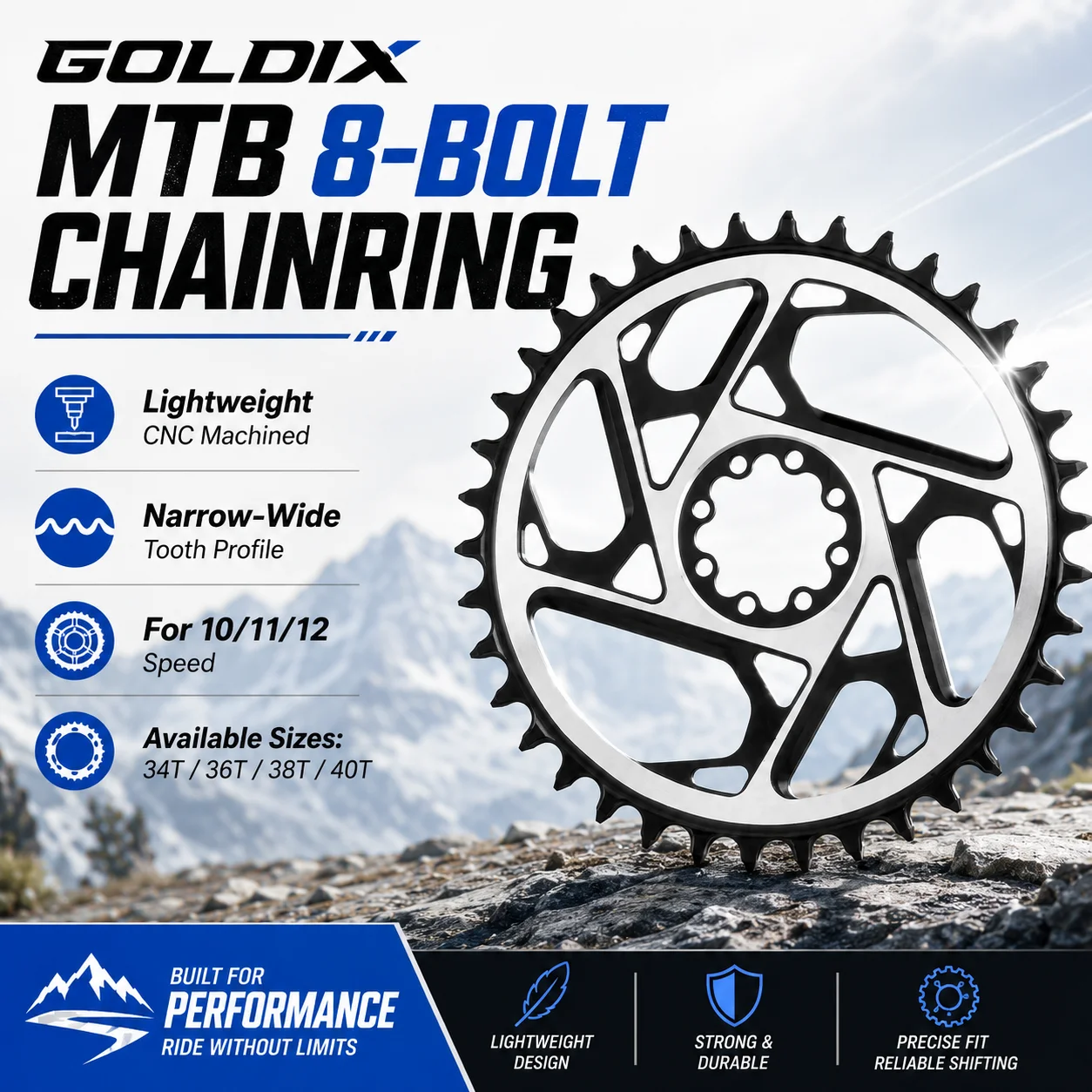 Звездочка GOLDIX 3 мм офсет, 8 – обзор и цена Sprocket Chain