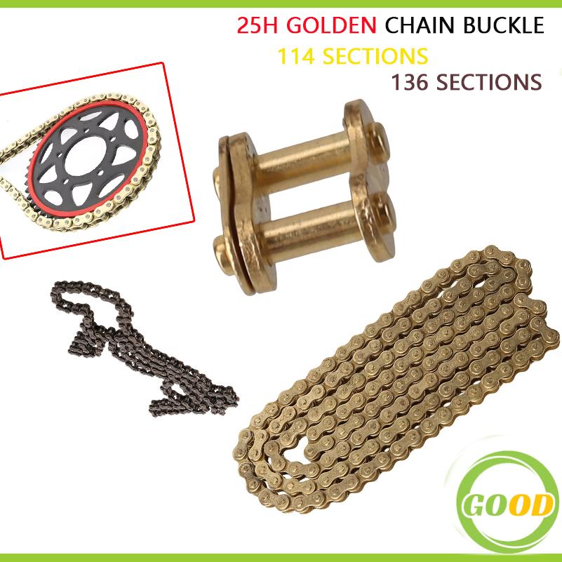 Цепь 25H 114 золотая, цепь 25H – обзор и цена Bike Chain