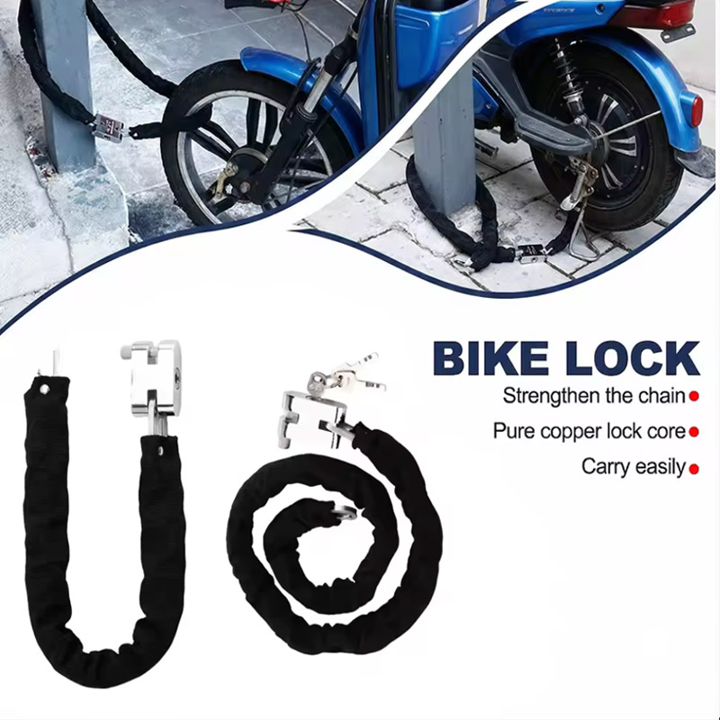 Замок для мотоцикла и велосипе – обзор и цена Bike Chain